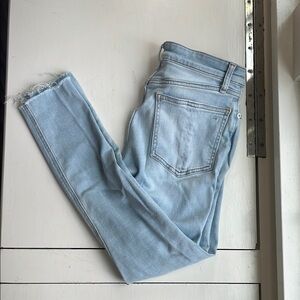 Rag & Bone Nina High Rise Ankle Skinny Jeans - light wash